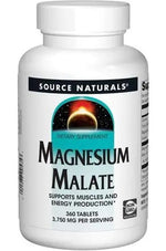 SOURCE NATURALS Magnija malāts 360 tabletes