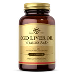 Solgar mencu aknu eļļa – A un D vitamīni – Mencu aknu eļļa – A un D vitamīnu uztura bagātinātājs, 100 kapsulas