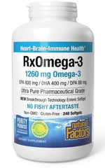NATURAL FACTORS RxOmega-3 240 kapsulas