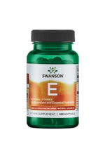 Swanson dabīgais E vitamīns - E vitamīns 200 SV 100 kapsulas