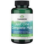 Swanson Just One Complete Multi – bez dzelzs, 130 tabletes