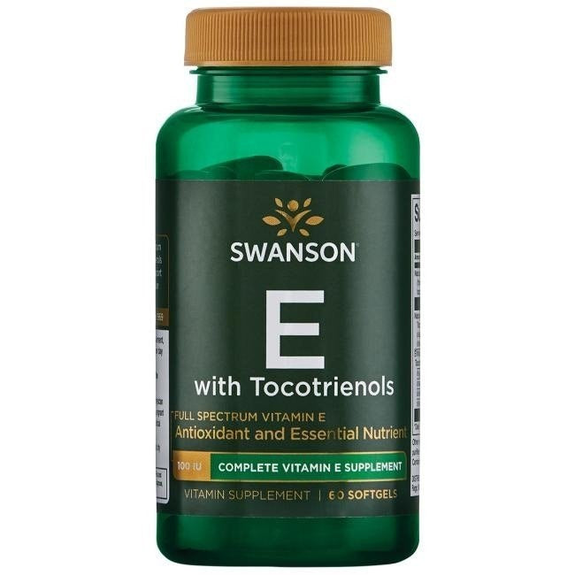 Swanson Full Spectrum E ar tokotriēnoliem 60 kapsulas
