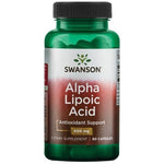 Swanson alfa liposkābe 600 mg, ALA 60 kapsulas