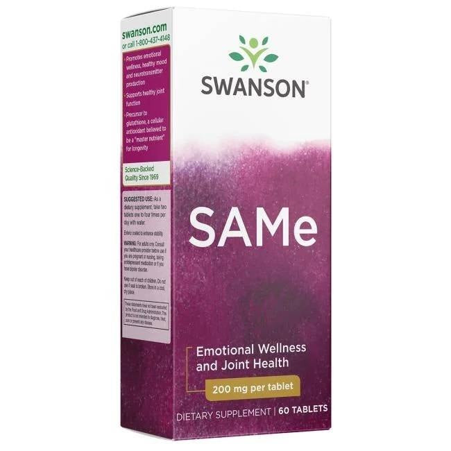 Swanson SAMe 200 mg 60 tabletes