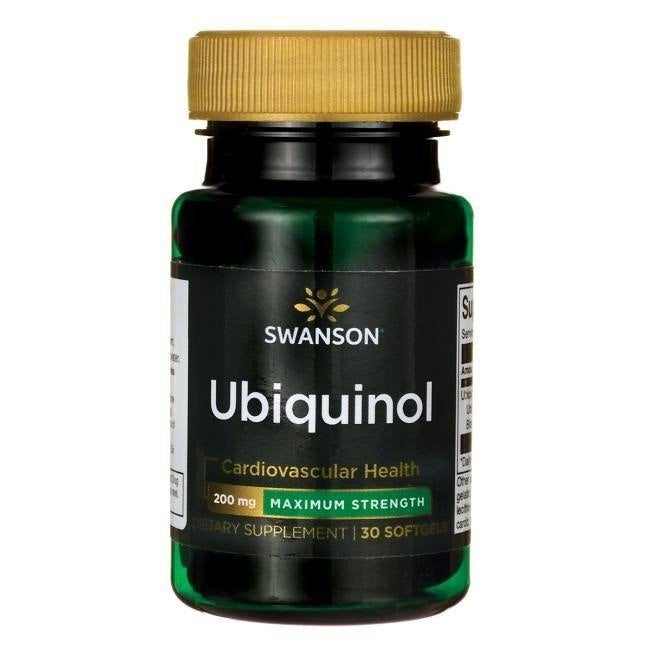 Swanson Ubichinols 200 mg 30 kapsulas