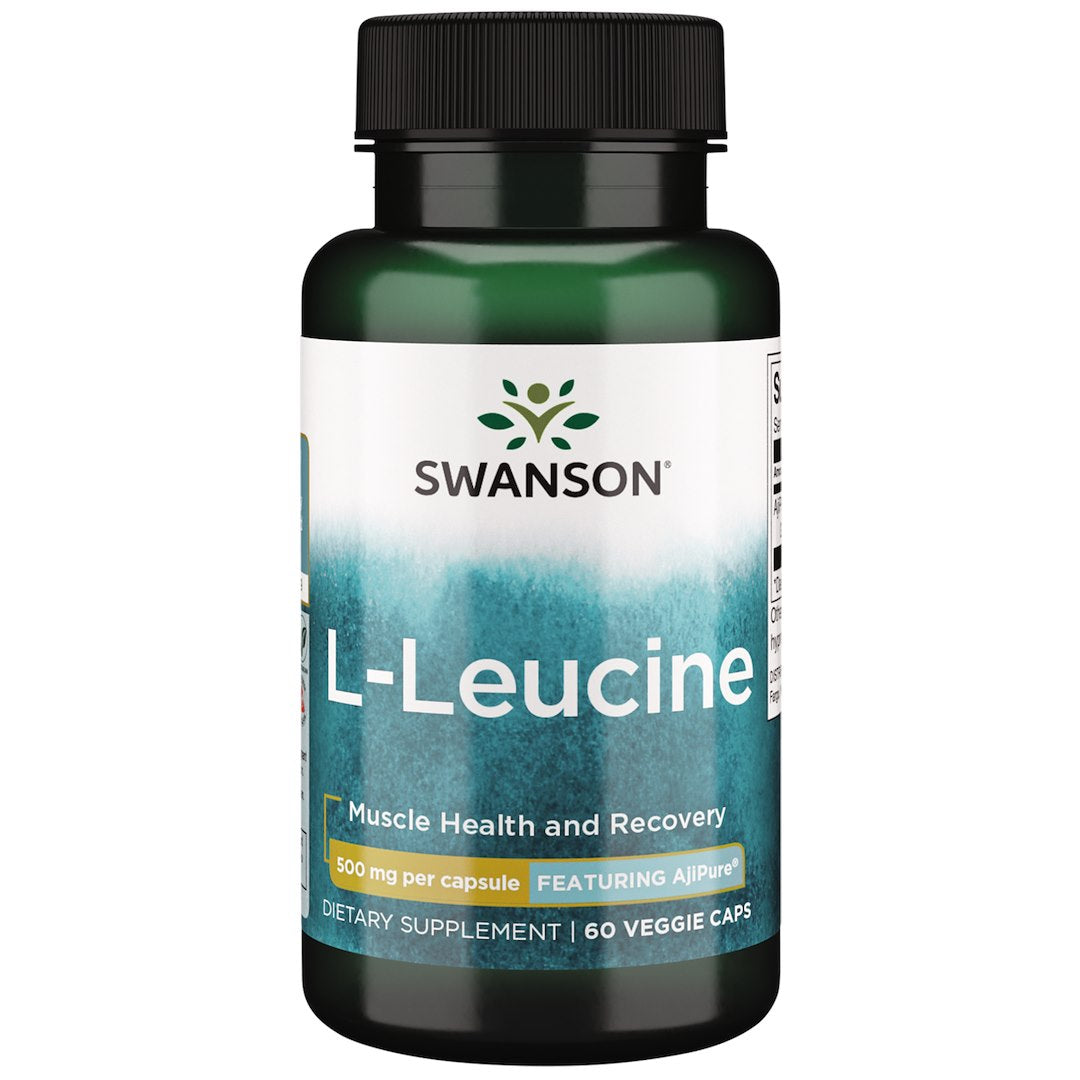 Swanson L-leicīns 500 mg 60 kapsulas