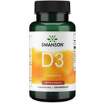 Swanson D3 vitamīns 2000 IU 250 kapsulas