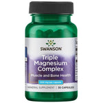 Swanson trīskāršais magnija komplekss 400 mg 30 kapsulas