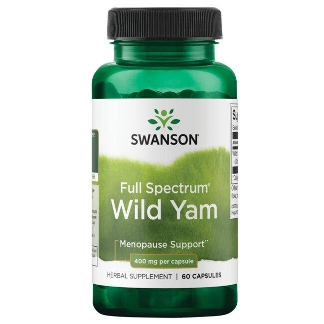 Swanson pilna spektra savvaļas jamss 400 mg 60 kapsulas
