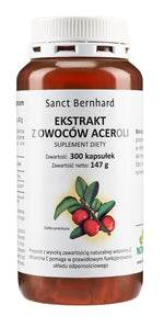 KRAUTERHAUS SANCT BERNHARD Acerola ekstrakts 300 kaps.