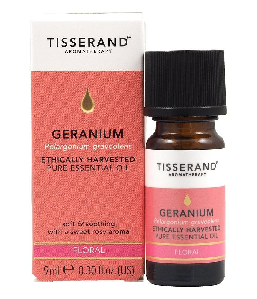 TISSERAND AROMTERAPIJA Ētiski iegūta ģerānija — ģerāniju eļļa 9 ml