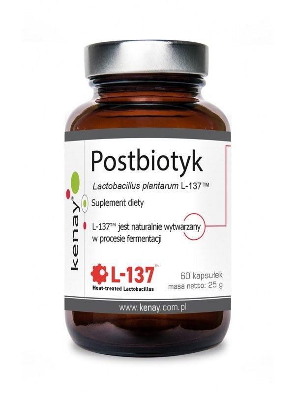 KENAY Postbiotiskais Lactobacillus plantarum L-137, 60 kapsulas