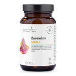AURA HERBALS Dzērveņu garšas Uro+ 60 kapsulas