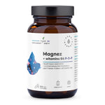 AURA HERBALS Magnijs + B6 vitamīns 60 kapsulas