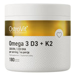 Ostrovit Omega 3 D3+K2 180 kapsulas