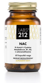 LABS212 NAC - N-acetil-L-cisteīns 300 mg 60 kapsulas