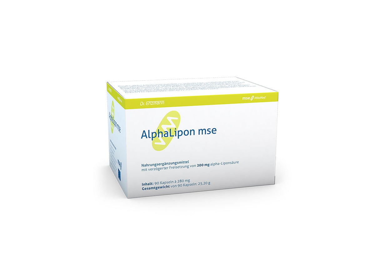 DR. ENZMANN MSE alfa lipoīnskābe AlphaLipon MSE 90 kapsulas