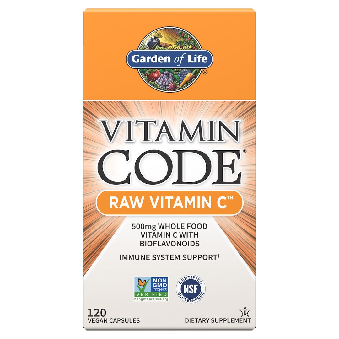 Garden of Life vitamīna kods RAW C vitamīns - C vitamīns 120 kapsulas
