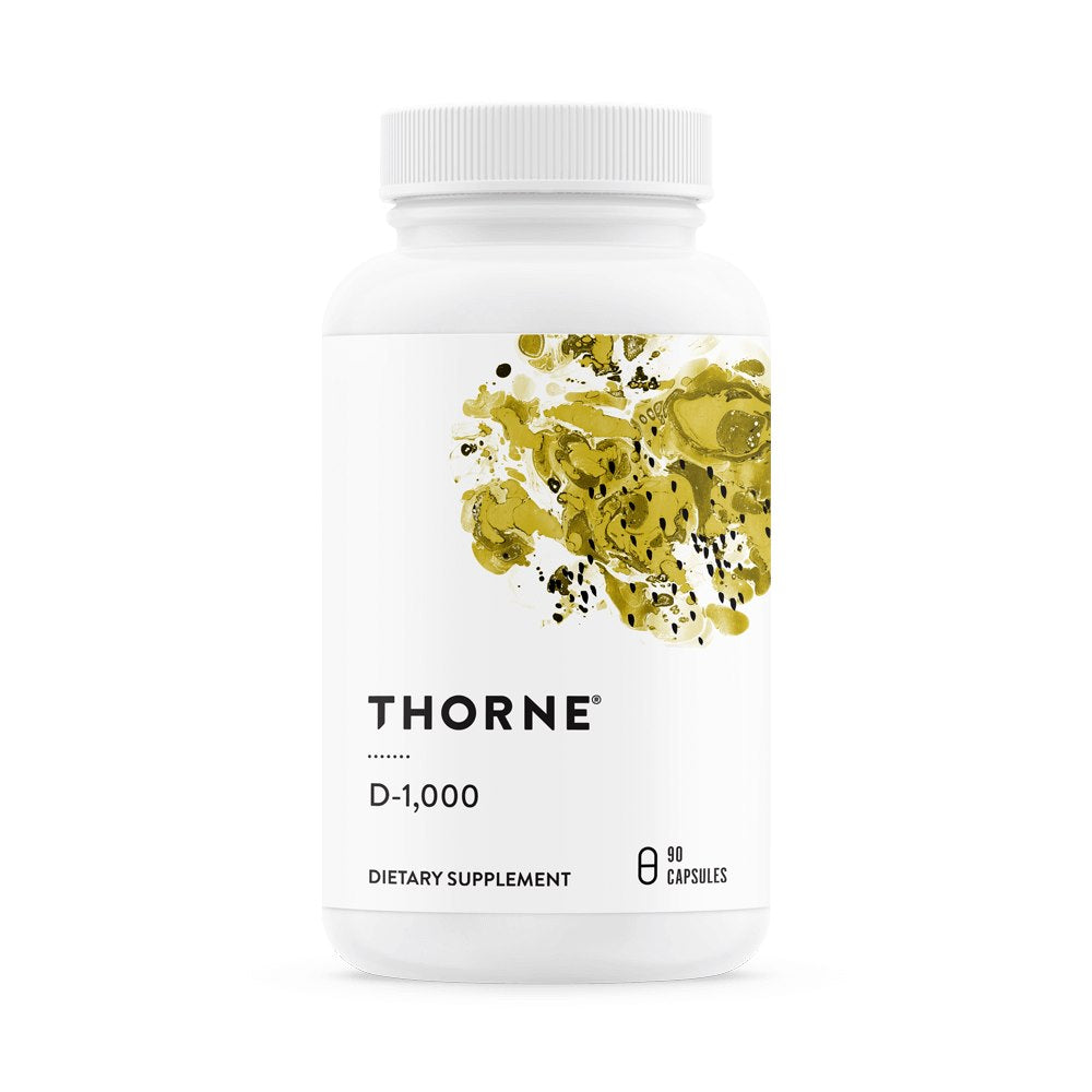 THORNE RESEARCH D-1000 vitamīns – D3 vitamīns 90 kapsulas