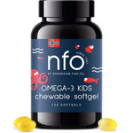 NFO Omega-3 bērniem košļājamās tabletes 120 mīkstās kapsulas