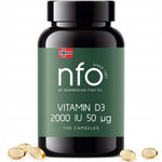 NFO D3 vitamīns 2000 SV 100 kapsulas