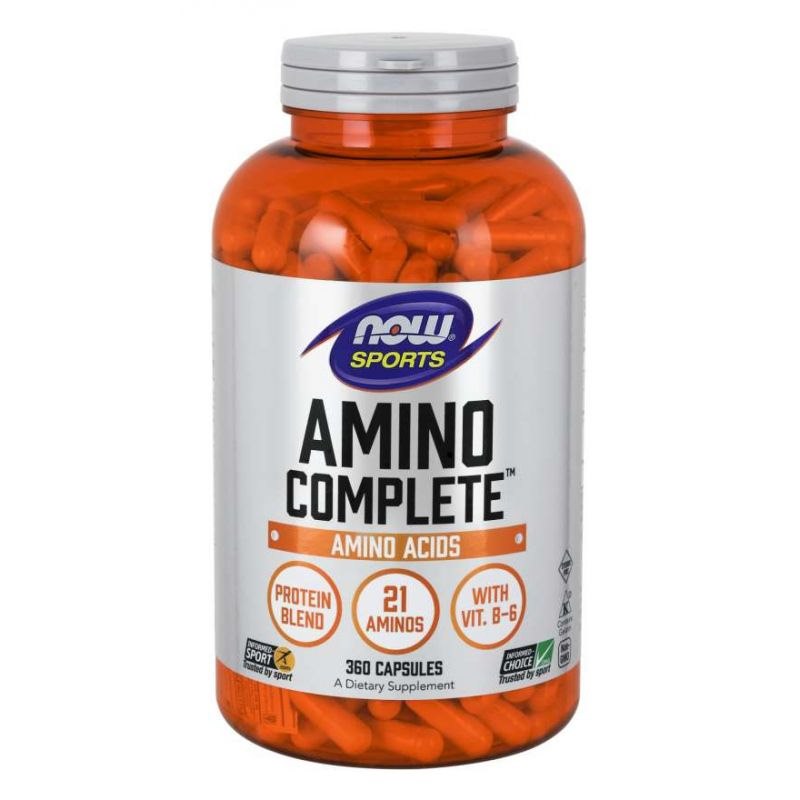 NOW FOODS Amino Complete – aminoskābju komplekss 360 kaps.