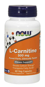 NOW FOODS L-karnitīns Carnipure 60 kapsulas