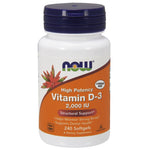 Now Foods D3 vitamīns 2000 IU 240 kapsulas