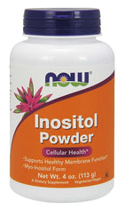 NOW FOODS Inozīta pulveris - Inozīts 113 g