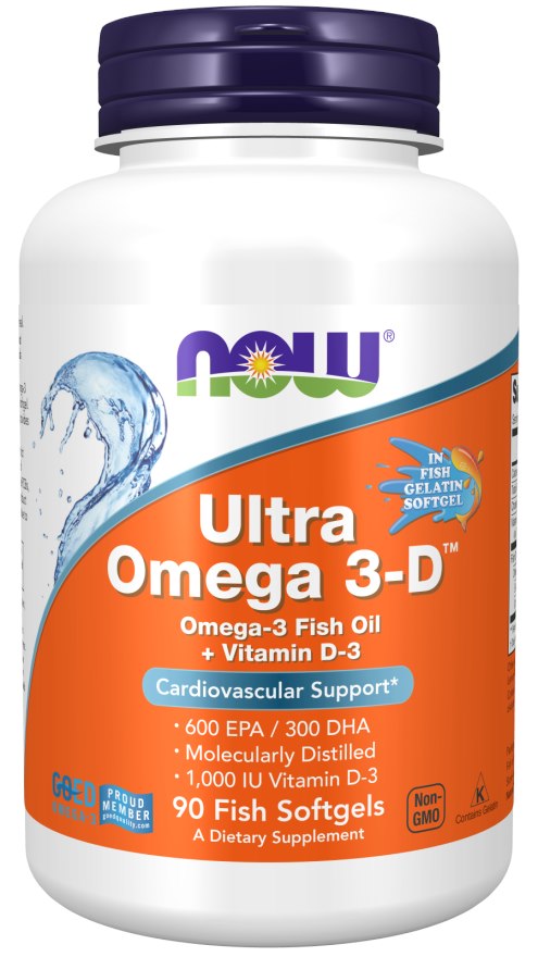 Now Foods Ultra Omega 3-D, 90 kapsulas