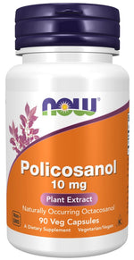 Now Foods Policosanol 10 mg 90 kapsulas