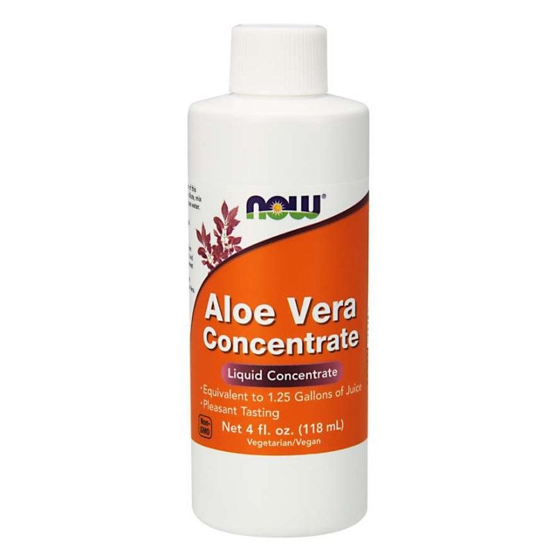 NOW FOODS alvejas koncentrāts – alvejas lapu koncentrāts 40:1 118 ml