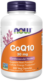 NOW FOODS CoQ10 30 mg 240 kapsulas