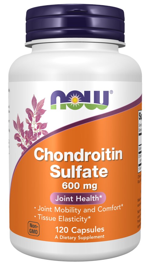 NOW FOODS Hondroitīna sulfāts - Hondroitīna sulfāts 600 mg 120 kapsulas