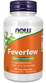 NOW FOODS Feverfew - pupenė augu ekstrakts 175 mg 100 kapsulas