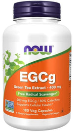 NOW FOODS EGCg zaļās tējas ekstrakts – zaļās tējas ekstrakts 400 mg 180 kapsulas