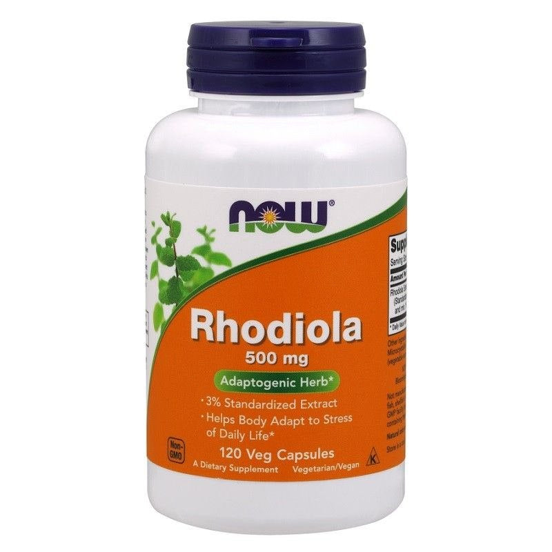 Now Foods Rhodiola Rosea 500 mg 120 kapsulas