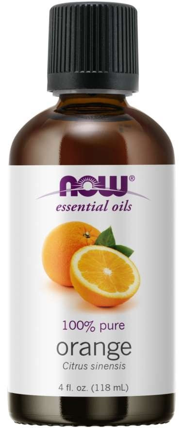 NOW FOODS 100% apelsīnu eļļa – ar apelsīnu garšu 118 ml