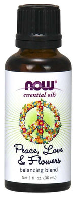 Now Foods „Peace, Love & Flowers” eļļu maisījums, 30 ml
