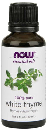 NOW FOODS 100 % baltojo timiāna eļļa – timiāns 30 ml