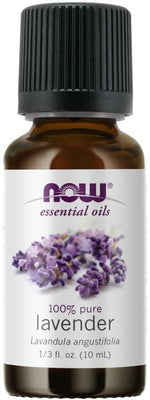 NOW FOODS 100 % lavandas eļļa – lavanda 10 ml