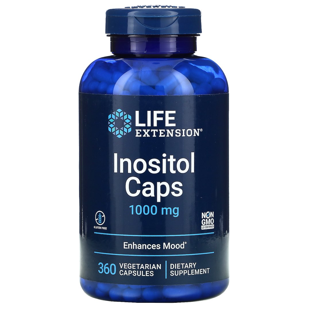 Life Extension Inozitols 1000 mg 360 kapsulas