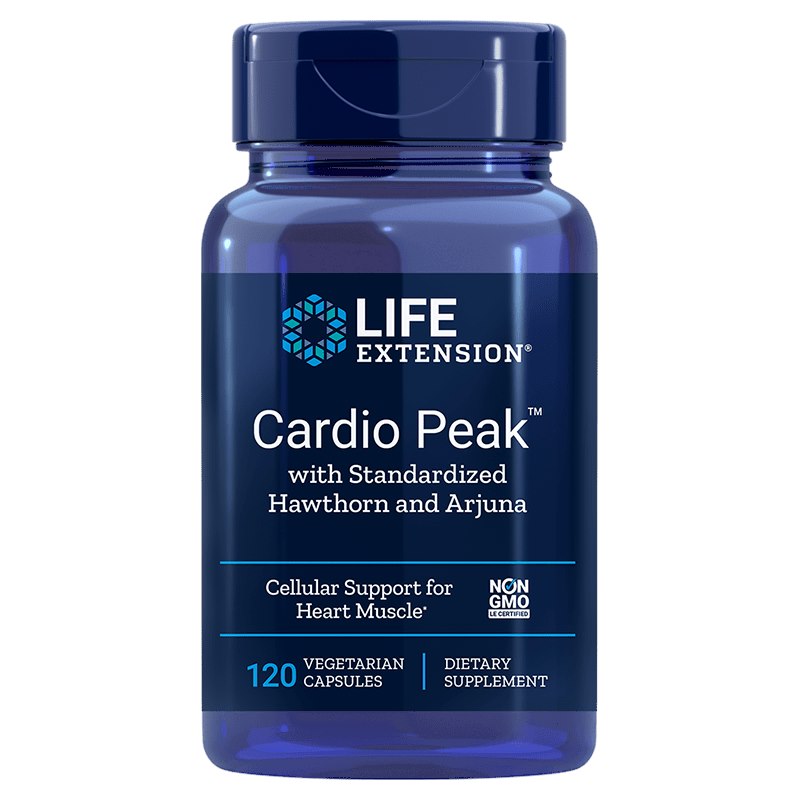LIFE EXTENSION Cardio Peak - sirds un asinsvadu sistēmas atbalsts 120 kapsulas