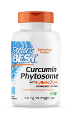 DOCTOR'S BEST kurkumīna fitosoma ar Meriva, 180 kaps.