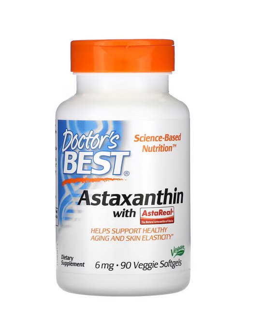 DOCTOR'S BEST astaksantīns 90 kapsulas