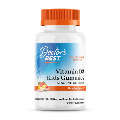 DOCTOR'S BEST vitamīna D3 bērnu gumijkonfektes - D3 vitamīns - Bērnu gumijkonfektes 60 gumijkonfektes