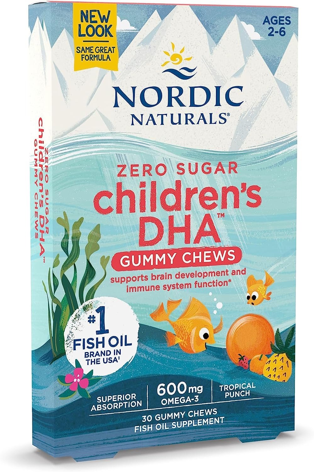 NORDIC NATURALS bērnu DHA gumijkonfektes 30 gumijkonfektes