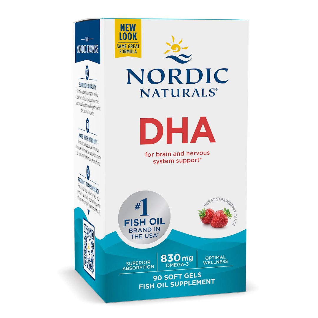 NORDIC NATURALS DHA Omega-3 eļļa 90 kapsulas