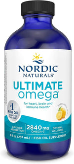 NORDIC NATURALS Ultimate Omega, ar citronu garšu, 2840 mg, 237 ml