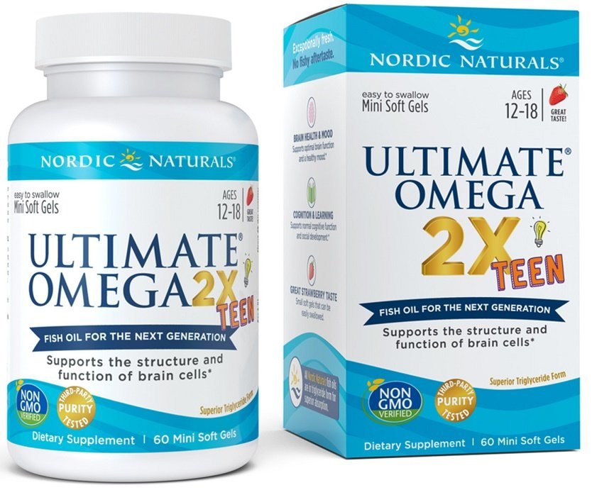 Nordic Naturals Ultimate Omega Teen Omega-3 60 kapsulas